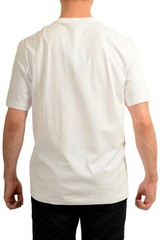 Versace Men’s Logo Print White Crewneck Short Sleeve T-Shirt US 2XL IT 56