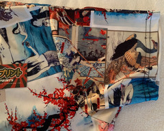 Fresh Prints Of Tokyo By Drill Clothing Co. Polyester Size: LARGE Japanese Print