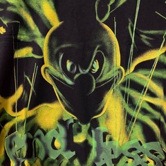 Endless Denim “The Green Clown Puppet Master” Complex T-Shirt Small