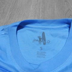 Johnnie-O Men’s Small Palm Paradise T-Shirt Malibu Blue SS Crew Neck