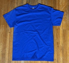 Blue Gildan Dry blend T Shirt Size Medium