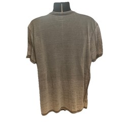 Lucky Brand Lucky Winner Venice Burnout Skull Gray Short Sleeve XL Thin & Faded