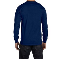 4 Gidan Navy Blue Long Sleeve G840 50/50 Large