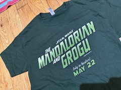 Star Wars The Mandalorian and Grogu Movie Promo T-Shirt Size XL XLARGE Barco