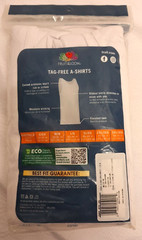 Fruit of the Loom Men’s 3 pack A-Shirts Size 2XL 50-52in Ribbed Stretch Fabric