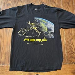 ASAP Worldwide Black Long Sleeve T Shirt 2020 A$AP Earth