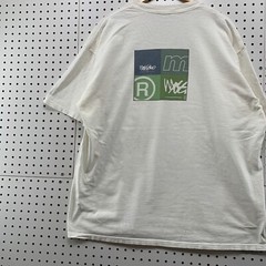 Vintage 90s Mossimo Box Logo Shirt Mens 2XL White Short Sleeve Surf Skate