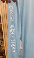 Pale Blue Great Wolf Lodge Shirt, XXL
