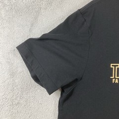 True Religion Jeans Shirt Adult Large Black Puff Metallic Graphic Tee Fashion