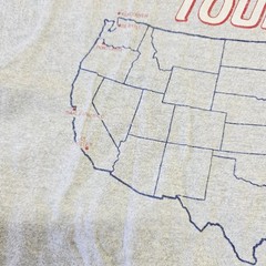 VTG 1983 Bob Seger Large The Silver Bullet Band The Distance Tour T-Shirt L Grey