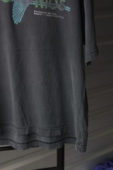 Vintage 90s Lapa Rios Costa Rica Parrot sun-faded blk t-shirt