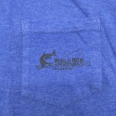 World Wide Sportsman Island Florida T-shirt Men S Blure Graphic Print Logo.46884