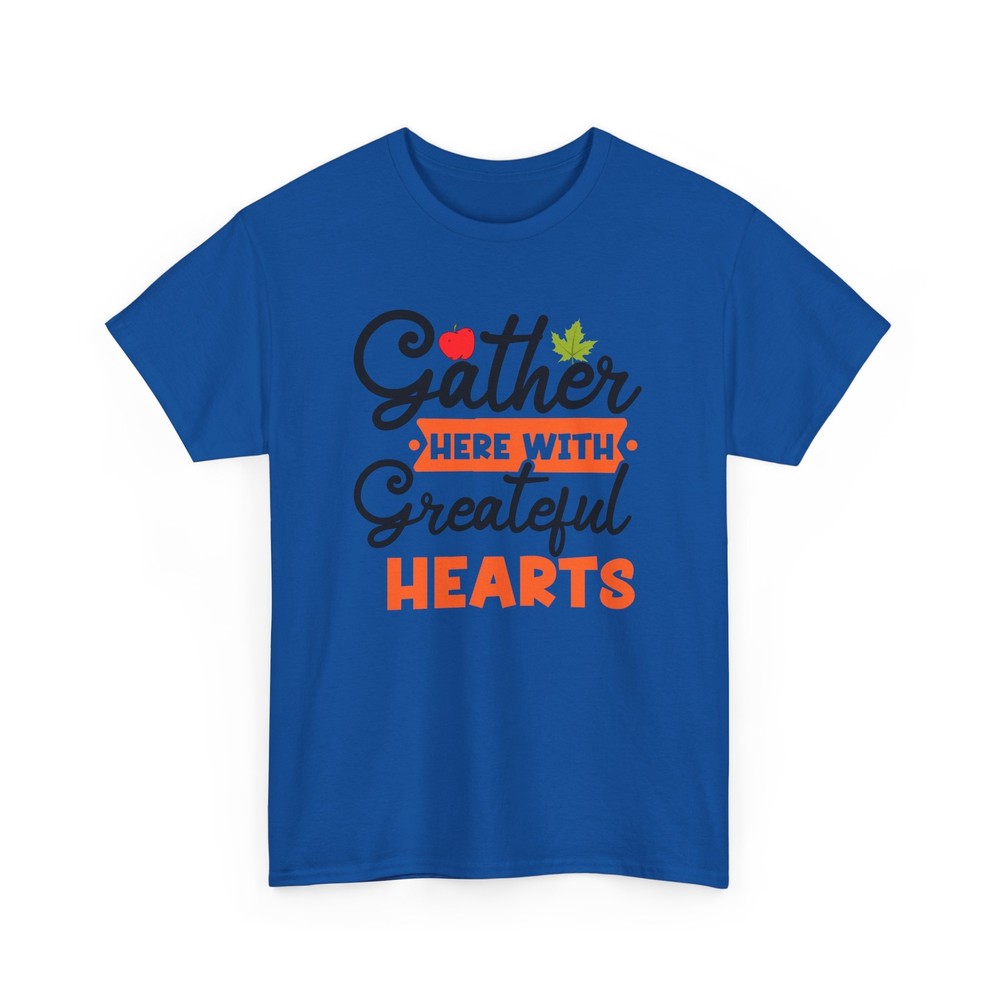 Fall Aesthetic Shirt | Autumn Leaves Tee | Gather Her With Greatful Hearts Shirt