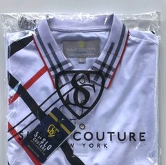 Men’s Luxurious Polo Shirt,Italian Style,Stretch S to 2XL…A17.A