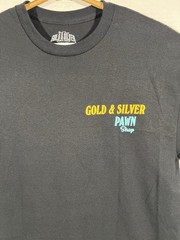 Gold And Silver Pawn Shop Las Vegas Nevada Store Front Tee Shirt Sz Medium Black