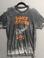 LEVI’S CLASSIC GRAPHIC STANDARD FIT T-SHIRT Size L Thin Airy Gray Distressed Men
