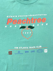 Vintage 1988 Peachtree Road Race T Shirt Large USA Single Stitch Atlanta Tee