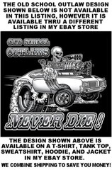 1970-74 Hot Rod Muscle Car Outlaw Gasser Drag Race Cartoony Skeleton Tank Top O3
