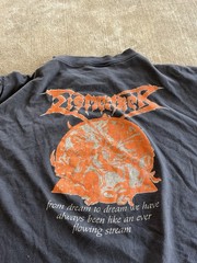 Vintage 90s Dismember Death Metal Band Tee Boxy Faded Large Single Stitch