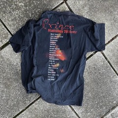 Prince 2004ever Tour Washed Black T-Shirt L