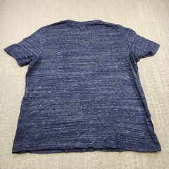Pact Clothing Shirt Men Large 100% Organic Cotton Heather Blue Natural Fiber