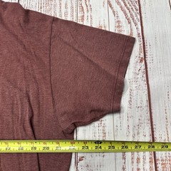 The Flash T-shirt Mens XL Maroon DC Universe Cotton/Poly Blend Soft Lightweight