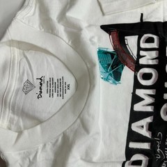 Diamond Supply Co T Shirt Size 2XL White Diamond Shop Short Sleeve Pullover