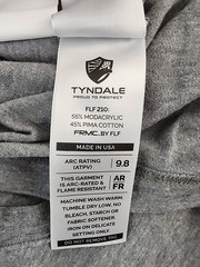 Tyndale Shirt Mens Large Flame Resistant Classic Casual FRMC CAT2 USA Adult A57