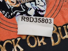ACDC Rock Or Bust T-Shirt Black Adult Size Large Rock Band Angus Young