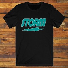 Storm Bowling Men’s Black T-Shirt S-5XL