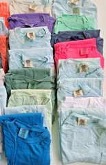 31 Mens L, T Shirts Tees – Various Colors – Ring Spun, Garment Dyed, w/ Flaws