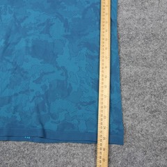 GymShark Camo T Shirt Men’s Small Training Blue Performance Workout Logo Mesh
