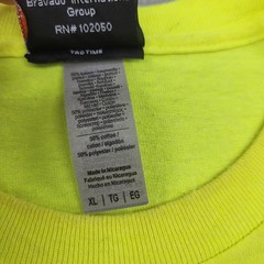 Harley Davidson Shirt Mens XL Neon Yellow Graphic Diamondback Lawton Oklahoma