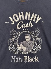 Johnny Cash Tee Shirt Black Nashville Tennessee Sz Men’s M Country Singer Retro
