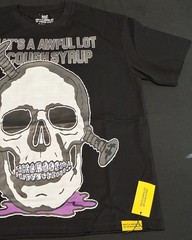 That’s A Awful Lot Of Cough Syrup by Desto Dubb Black Graphic T-Shirt Men Size L