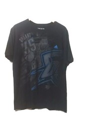 Adidas The Go To Tee Mens L Black Crew Neck Short Sleeve Cotton Durant 35