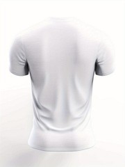 1pc Men’S Casual French Quote T-Shirt Summer Top Geometric Pattern Round Neck ♮