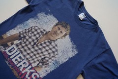 DIERKS BENTLEY VTG Y2K COUNTRY MUSIC TOUR FEEL THAT FIRE BLUE GRAPHIC T SHIRT M