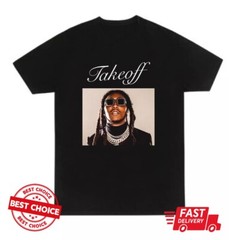 Takeoff of Migos Unisex Black T Shirt, Migos Unisex Black T-Shirt