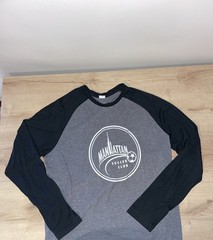 Sport-Tek T200 Manhattan Soccer Club MSC Raglan Long Sleeve Jersey Shirt Large