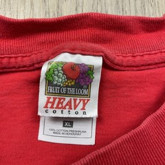 Vintage Chaz Monkey Face Shirt Mens XL Red Fruit of the Loom Graphic Tee 90s