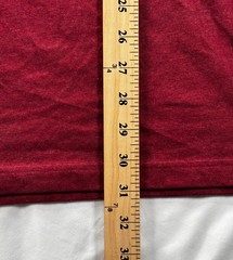 Duluth Trading Co Longtail T-Shirt Mens Sz Large Short Sleeve Red Pocket Tee
