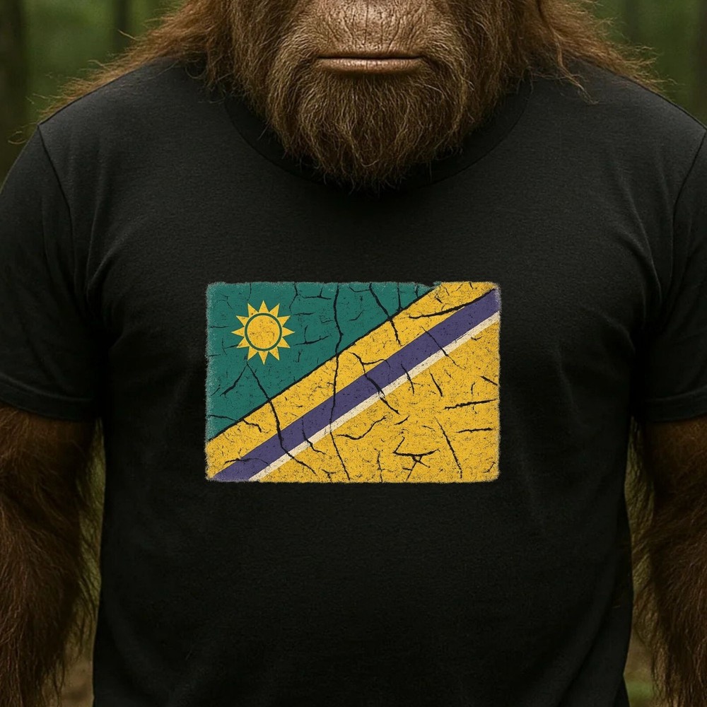 Mens Namibia Motif Cotton T-Shirt Size S to 5XL