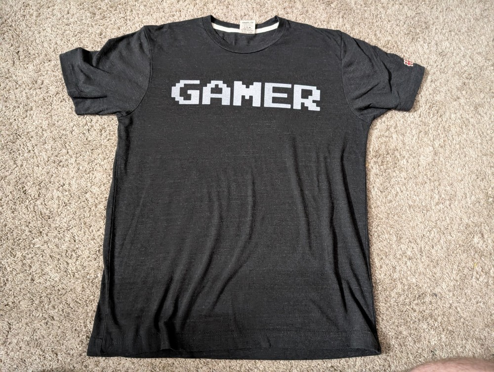 Homage Gamer Tee Shirt Short Sleeve Poly-Cotton-Rayon Mens Size Small