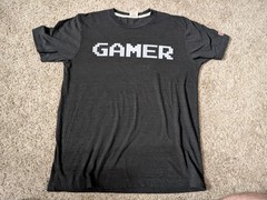 Homage Gamer Tee Shirt Short Sleeve Poly-Cotton-Rayon Mens Size Small