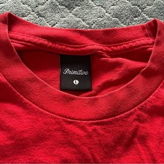 Diamond Supply Co X Primitive Grizzly Red Short Sleeve Tee L