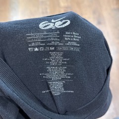 Vintage Nike Shirt Mens L Black Skateboarding SB 6.0 Graphic Print Swoosh Cotton