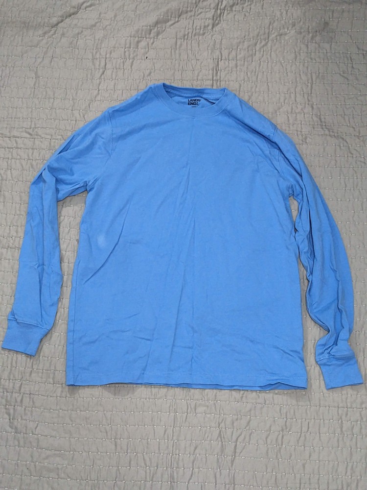 Land’s End T-Shirt – Long Sleeve – Small – Light Blue