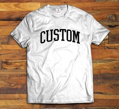 Custom Text University Font Shirt – Sports or School Custom T-Shirt College Gift