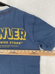 Howler Brothers Shirt Medium Blue Worldwide Stoke Graphic Pocket Tee NEW 2025
